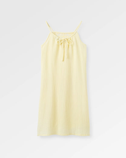 Junipe Dress - Pale Yellow - Flatlay