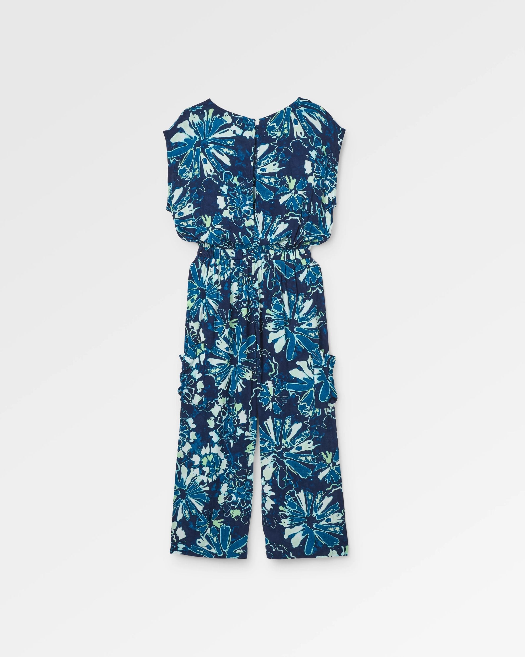 Thimbleberry Jumpsuit - Frost Rich Navy - Flatlay
