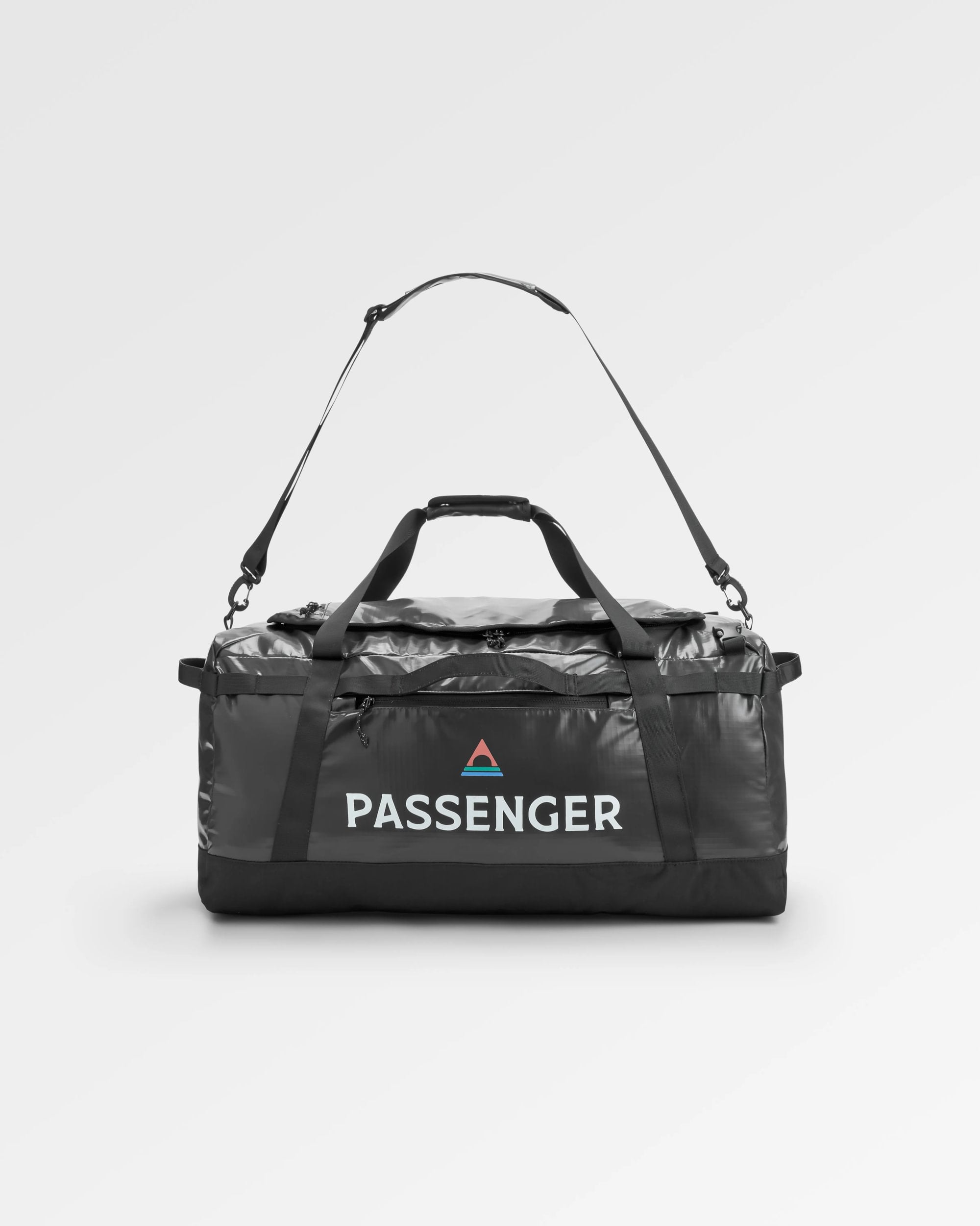 Roamer Recycled 80L Duffel Bag - Phantom Black - Flatlay