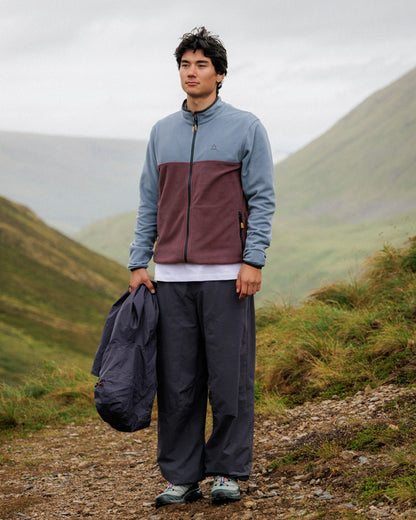Set Off Polartec® Full Zip Fleece - Brambleberry/Stormy Blue - Lifestyle