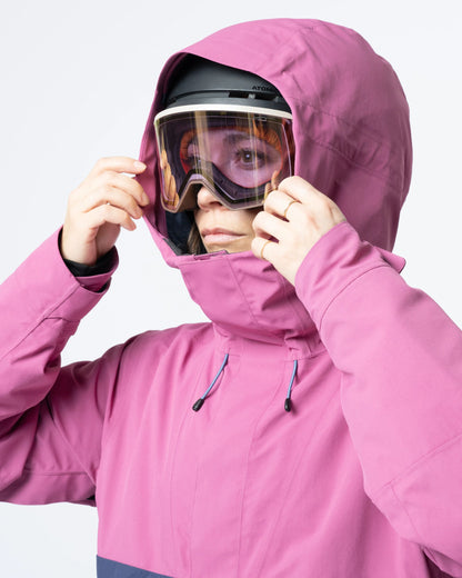 Snowscape Women's Recycled Anorak - Mauve Haze