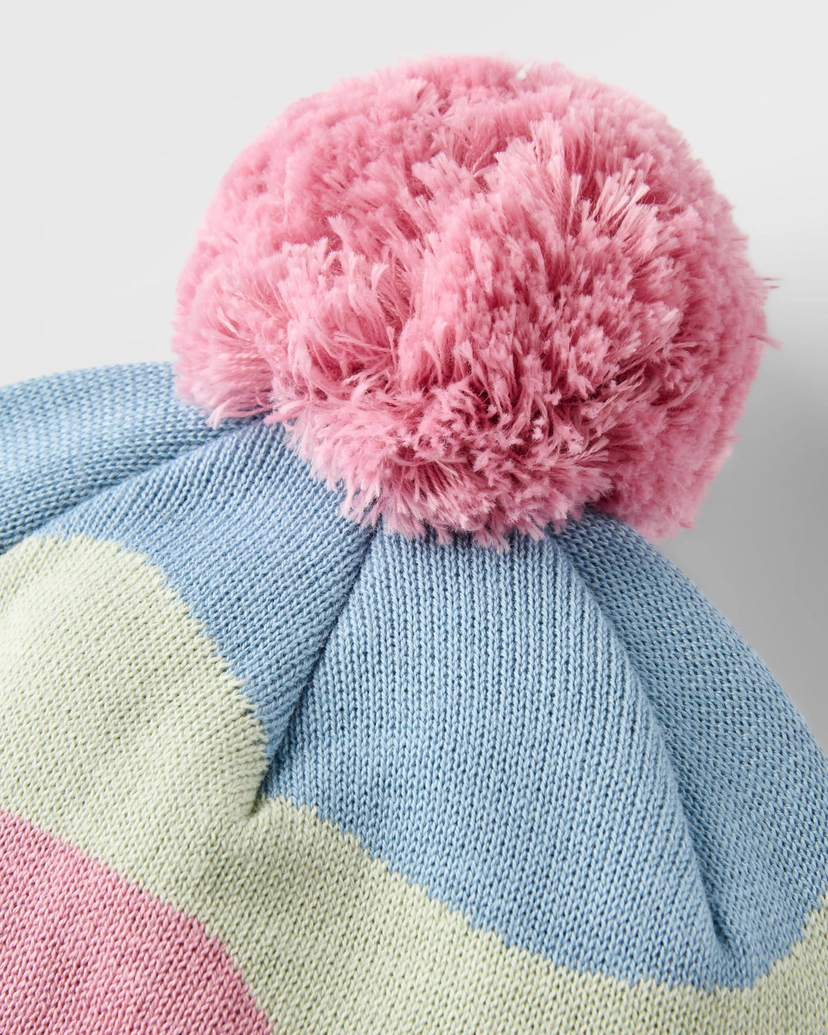 Scenic Bobble Beanie - Scenic Stormy Blue - Flatlay