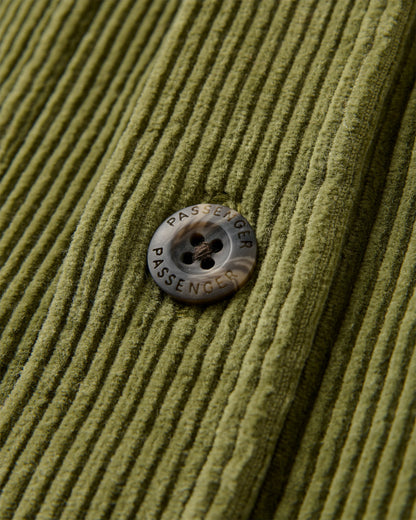 Backcountry Heavyweight Cord Overshirt - Khaki - Flatlay