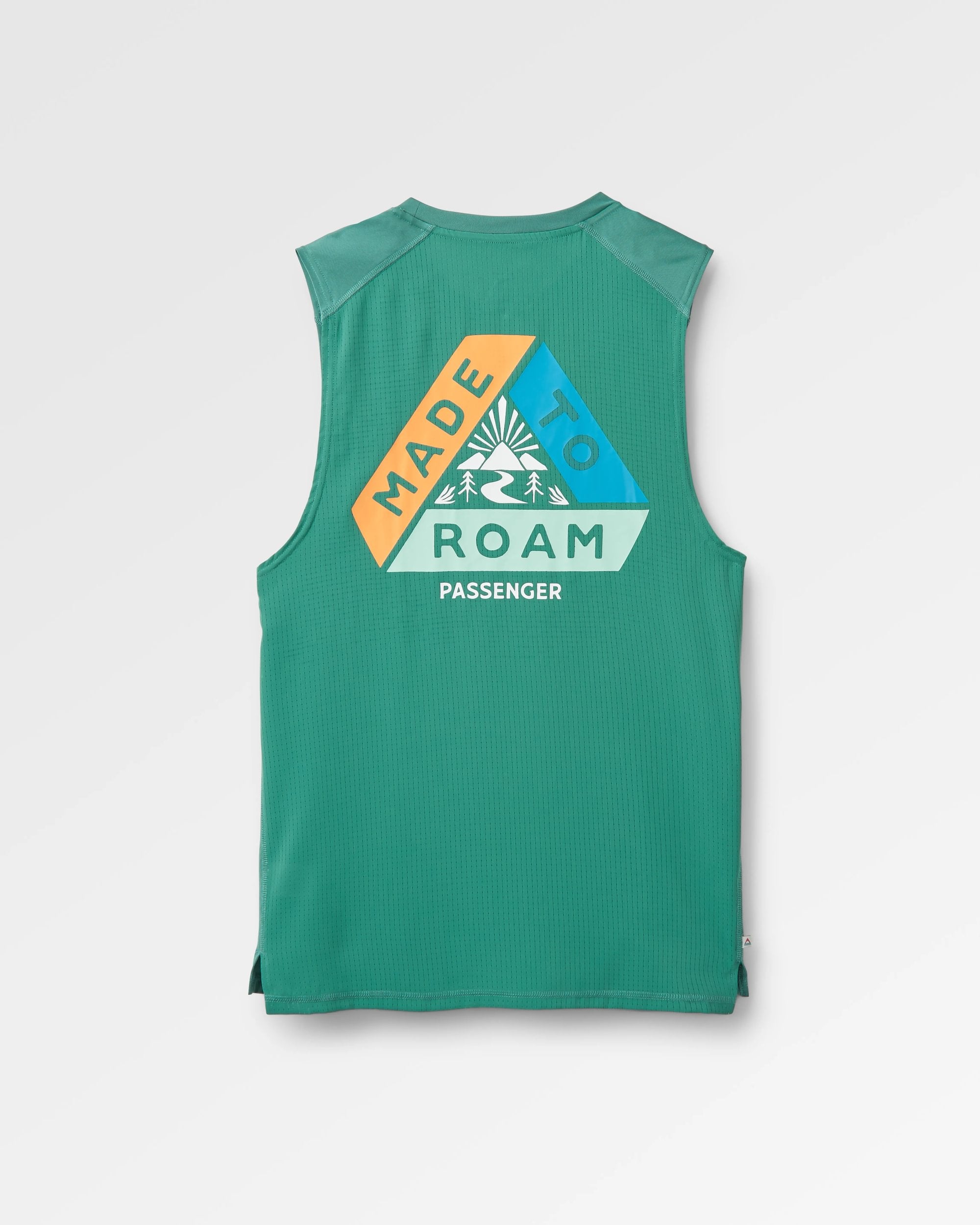 Boardwalk Active Recycled Vest - Deep Sea - Flatlay