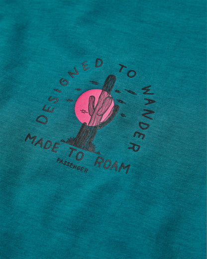 Ridescape Men's Active T-Shirt - Mediterranean - Flatlay