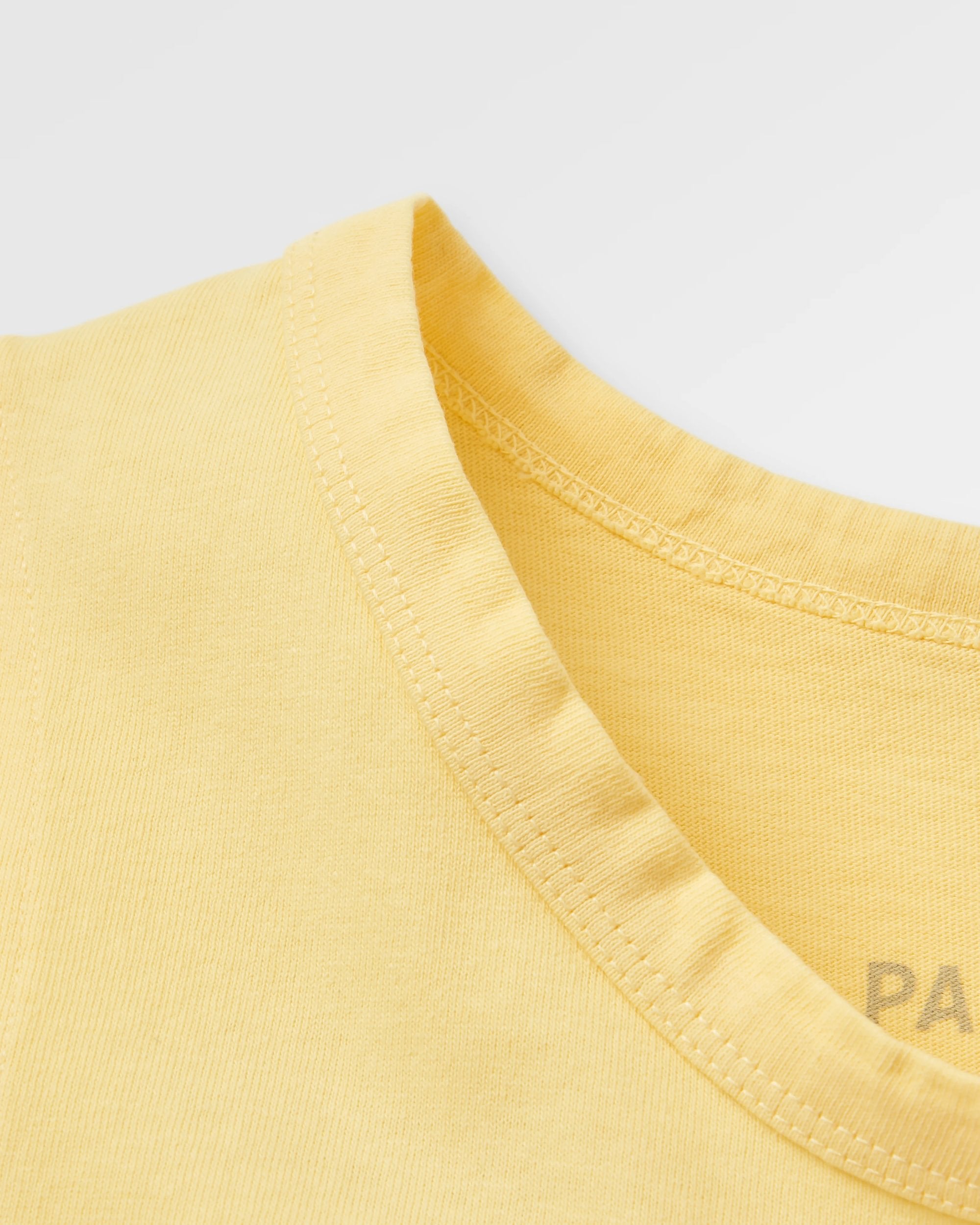 Classic Recycled Cotton Vest - Sunlight - Flatlay