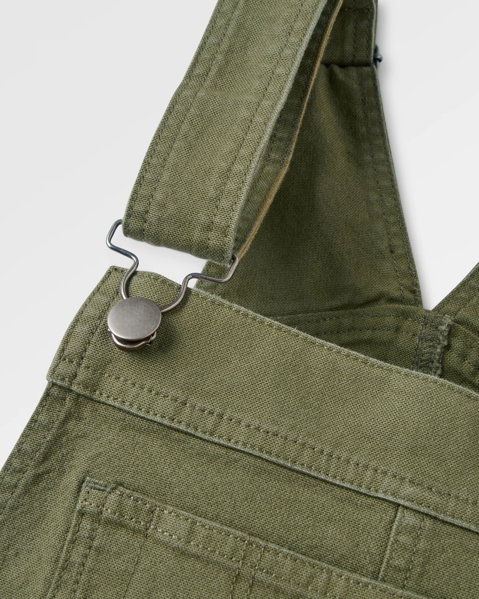 Vantage 2.0 Organic Cotton Dungaree - Khaki - Flatlay