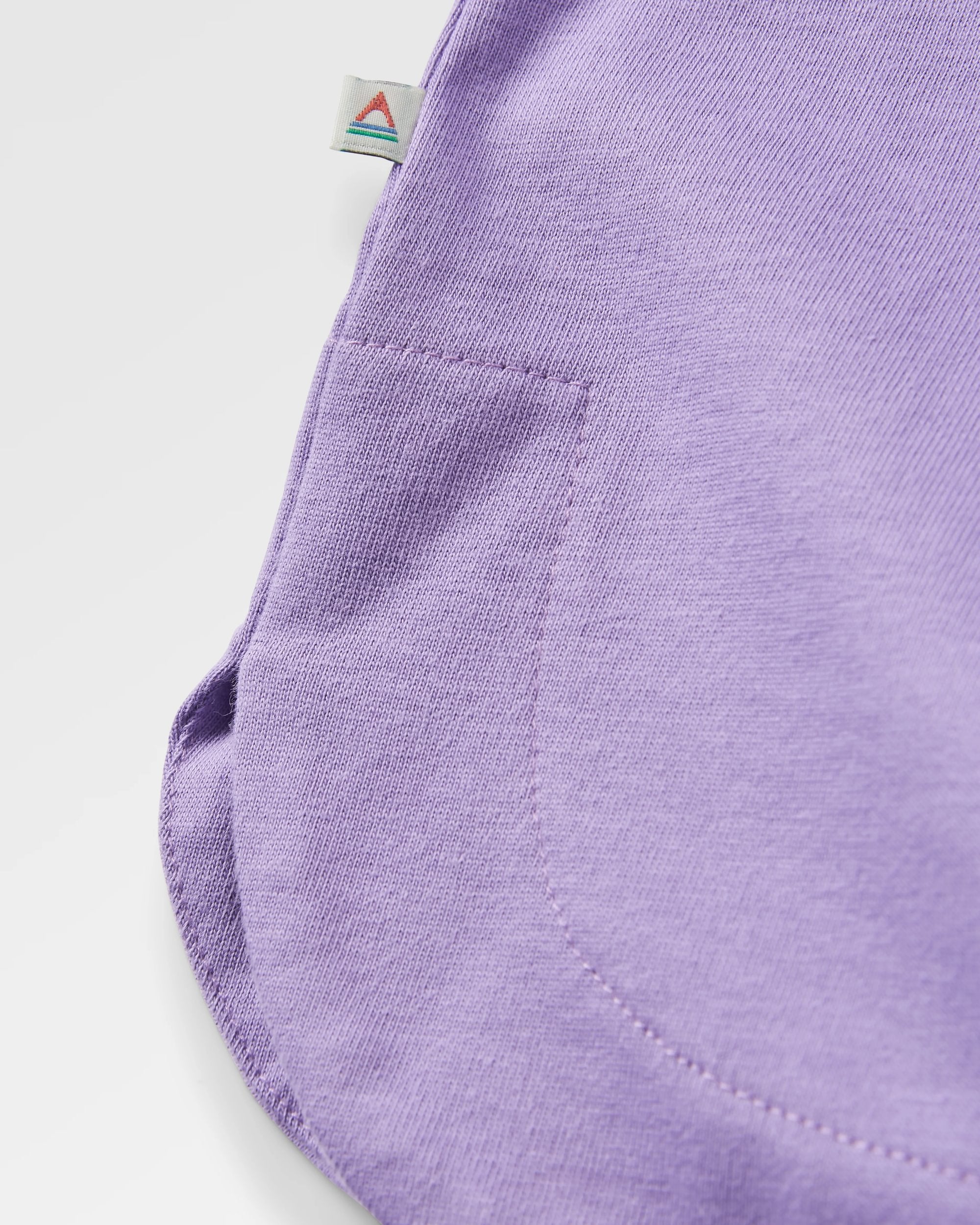 Easy Days Organic Cotton LS T-Shirt - Retro Purple - Flatlay