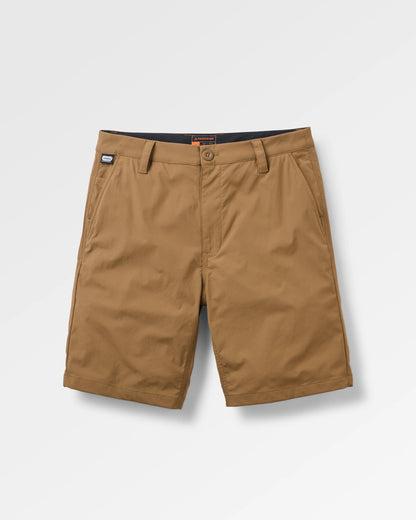 365 All Purpose NetPlus® Short - Caramel Brown - Flatlay