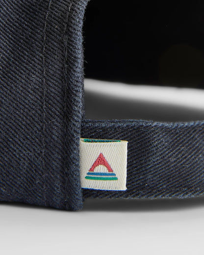 Fixie Organic 5 Panel Cap 2.0 - Faded Black - Flatlay