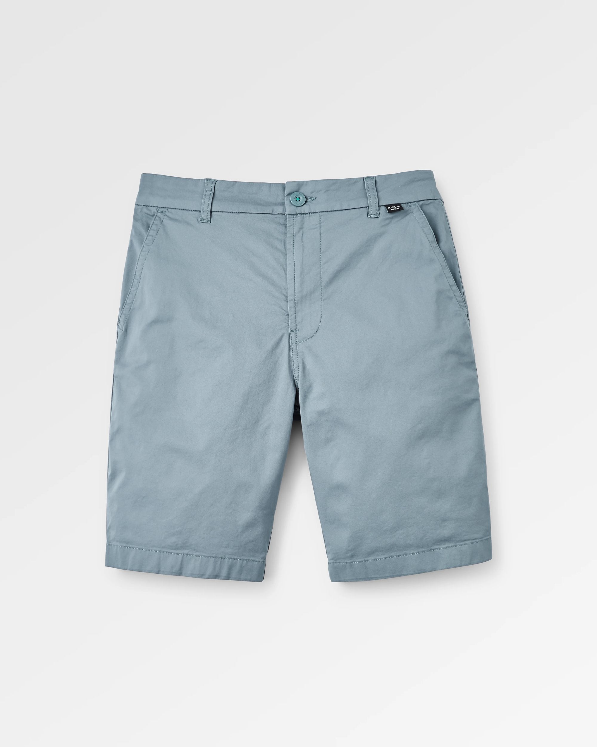365 Light Organic Cotton Shorts - Storm Grey - Flatlay