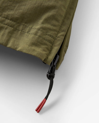 Seek Out Water Resistant Anorak - Khaki - Flatlay