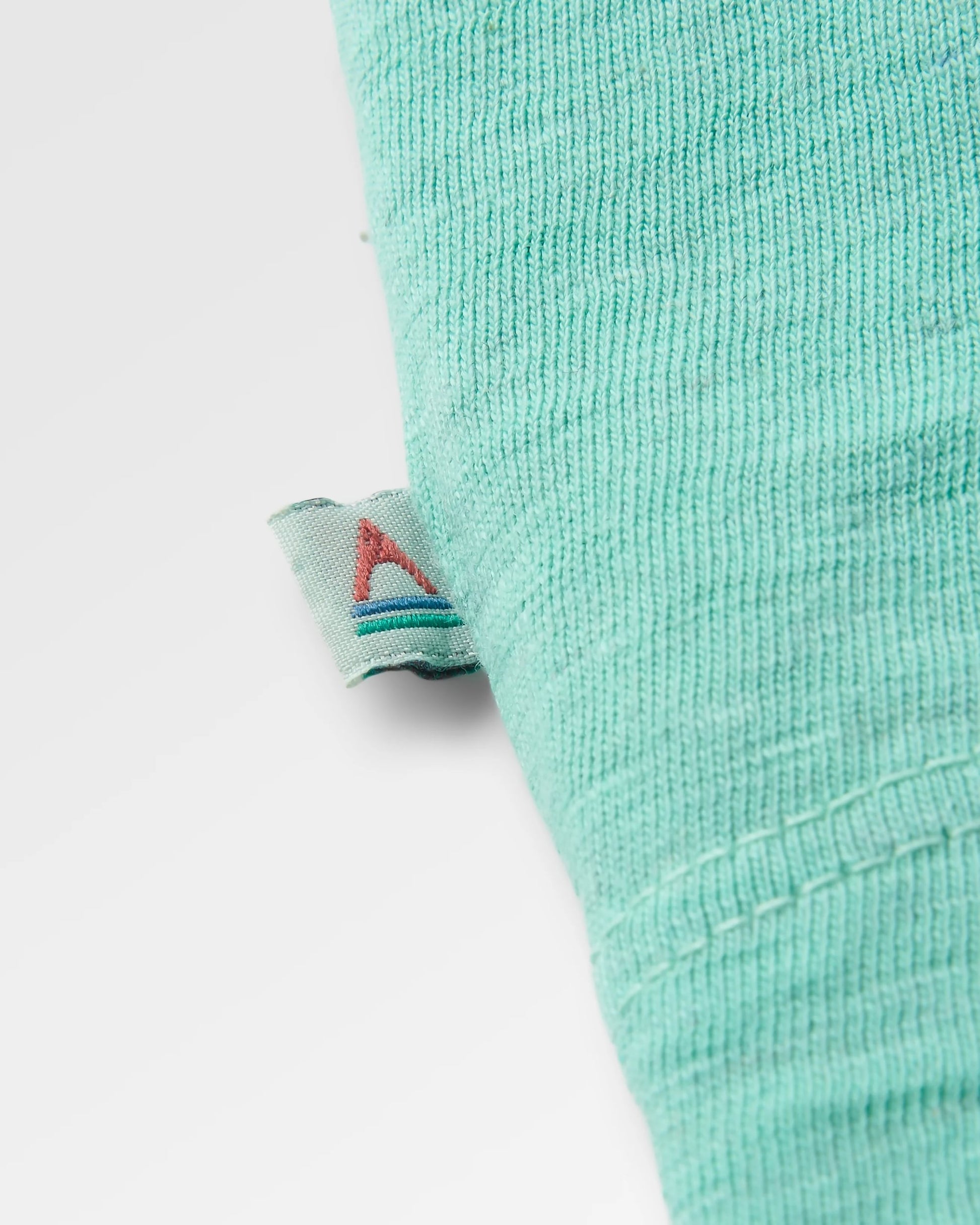 Dune Recycled Cotton Relaxed Fit T-Shirt - Aqua Marl - Flatlay