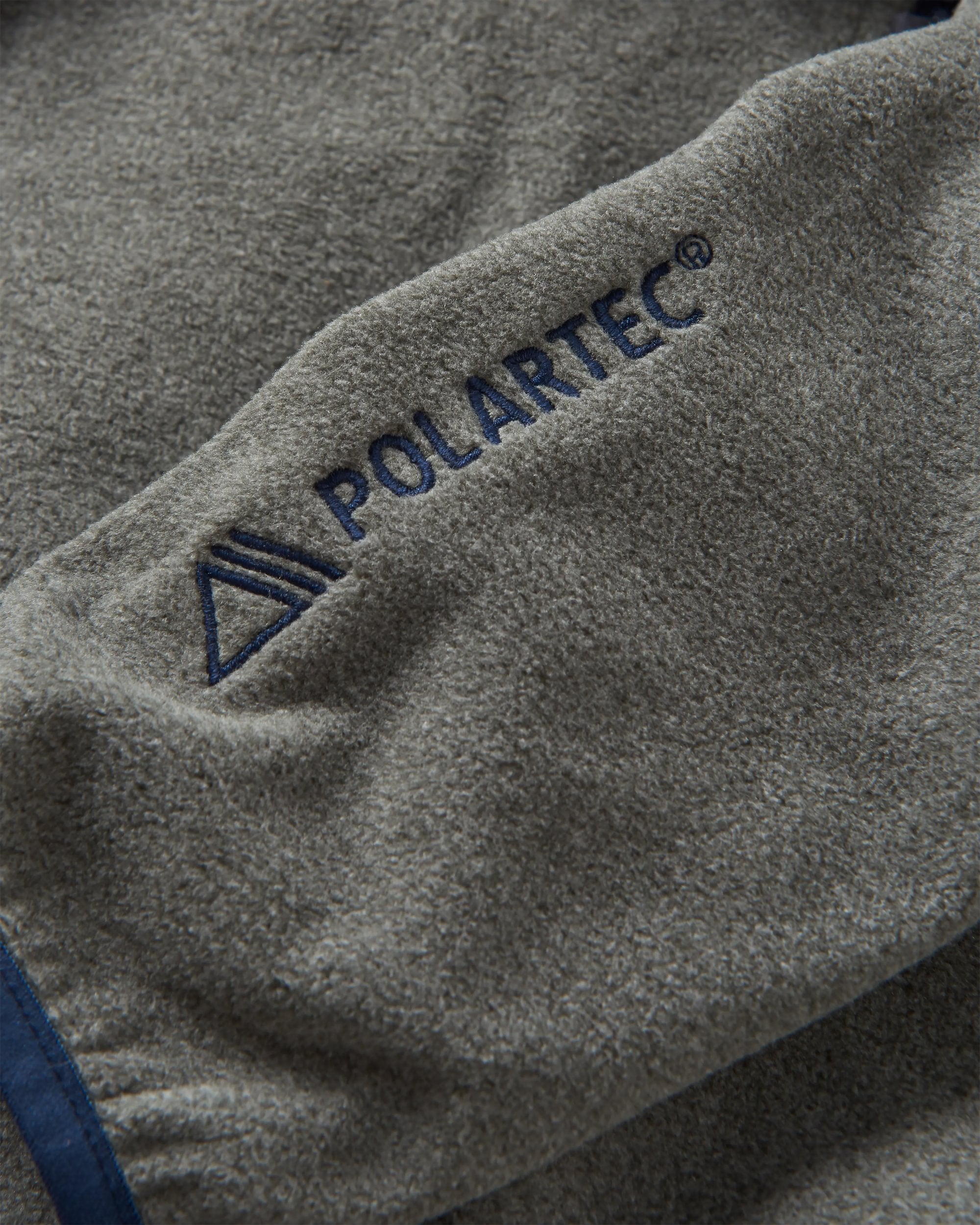 Switchback Micro Polartec® Fleece - Grey Marl 2 - Flatlay