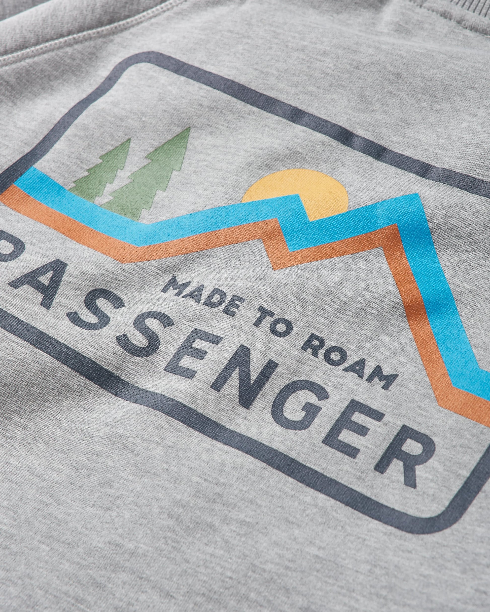 Made To Roam Sweatshirt - Grey Marl - Flatlay