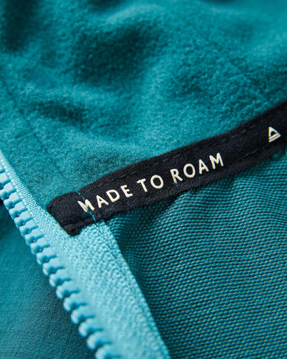 Trailscape Men's Lightweight Softshell Jacket - Mediterranean/ Ocean Teal - Flatlay