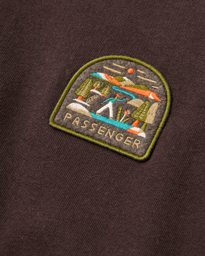 Lost Patch Sweatshirt - Espresso - Flatlay