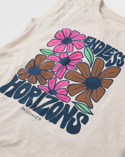 Endless Horizons Vest - White Sand - Flatlay