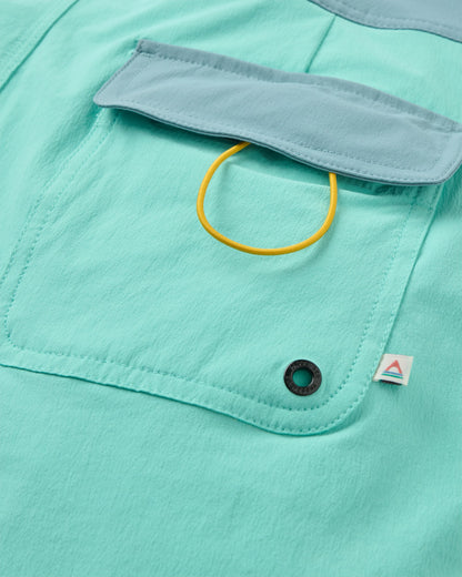 Cruiser Recycled Boardshort - 21" - Aqua - Flatlay