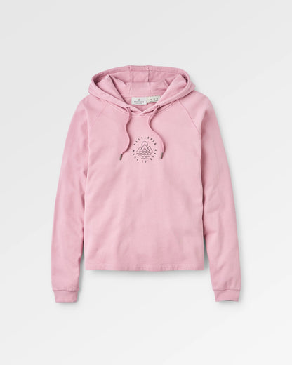 Remote Recycled Cotton Hoodie - Pink Haze - Flatlay