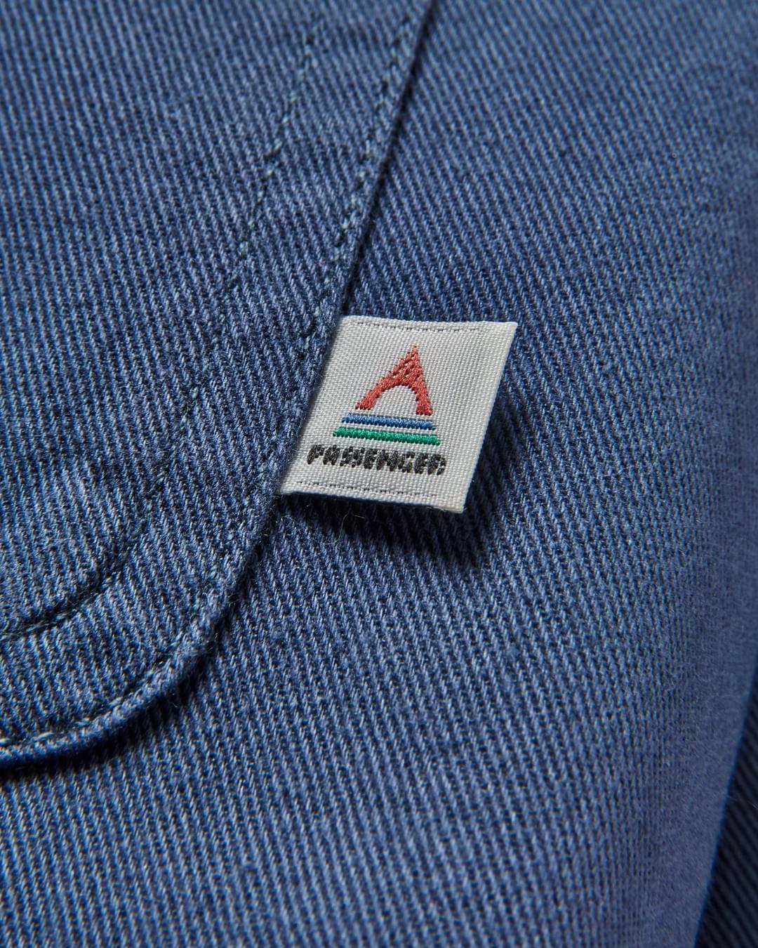 Vision Organic Cotton Shirt - Dark Denim - Flatlay