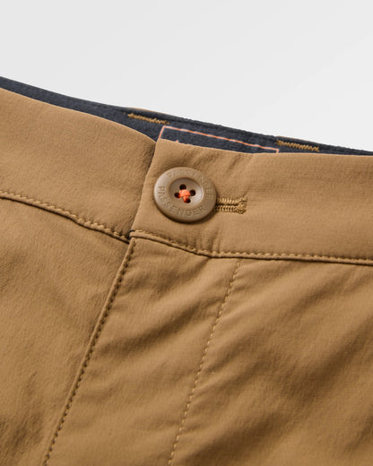 365 All Purpose NetPlus® Short - Caramel Brown - Flatlay