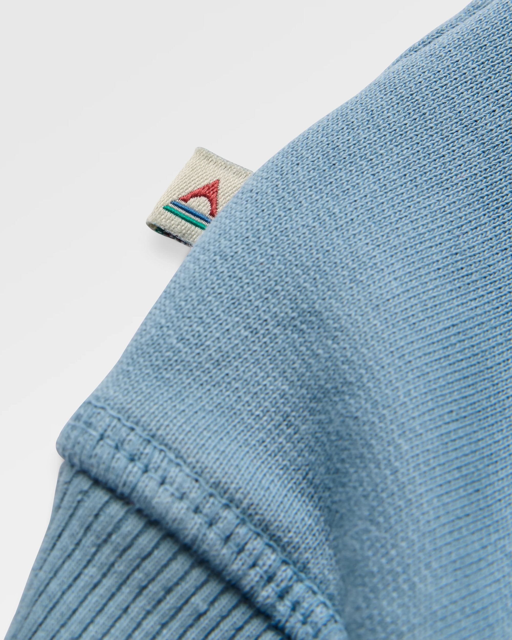 Escapism Hoodie - Faded Denim - Flatlay