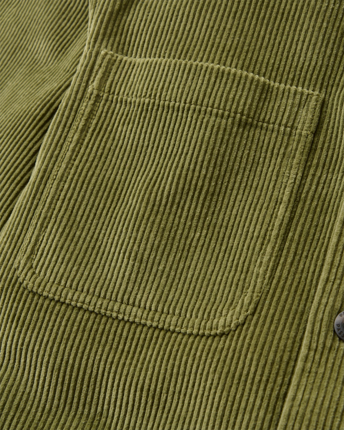 Backcountry Heavyweight Cord Overshirt - Khaki - Flatlay
