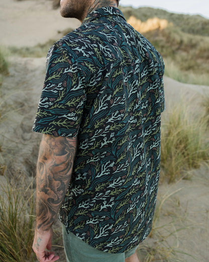 Way Ripstop Short Sleeve Shirt - Ocean Current Black