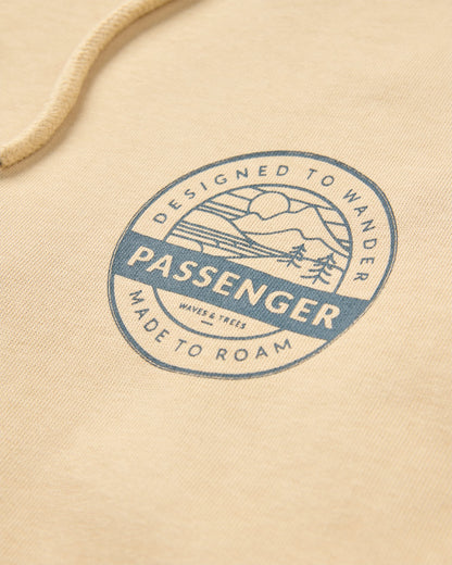 Odyssey Organic Cotton Hoodie - Stone - Flatlay