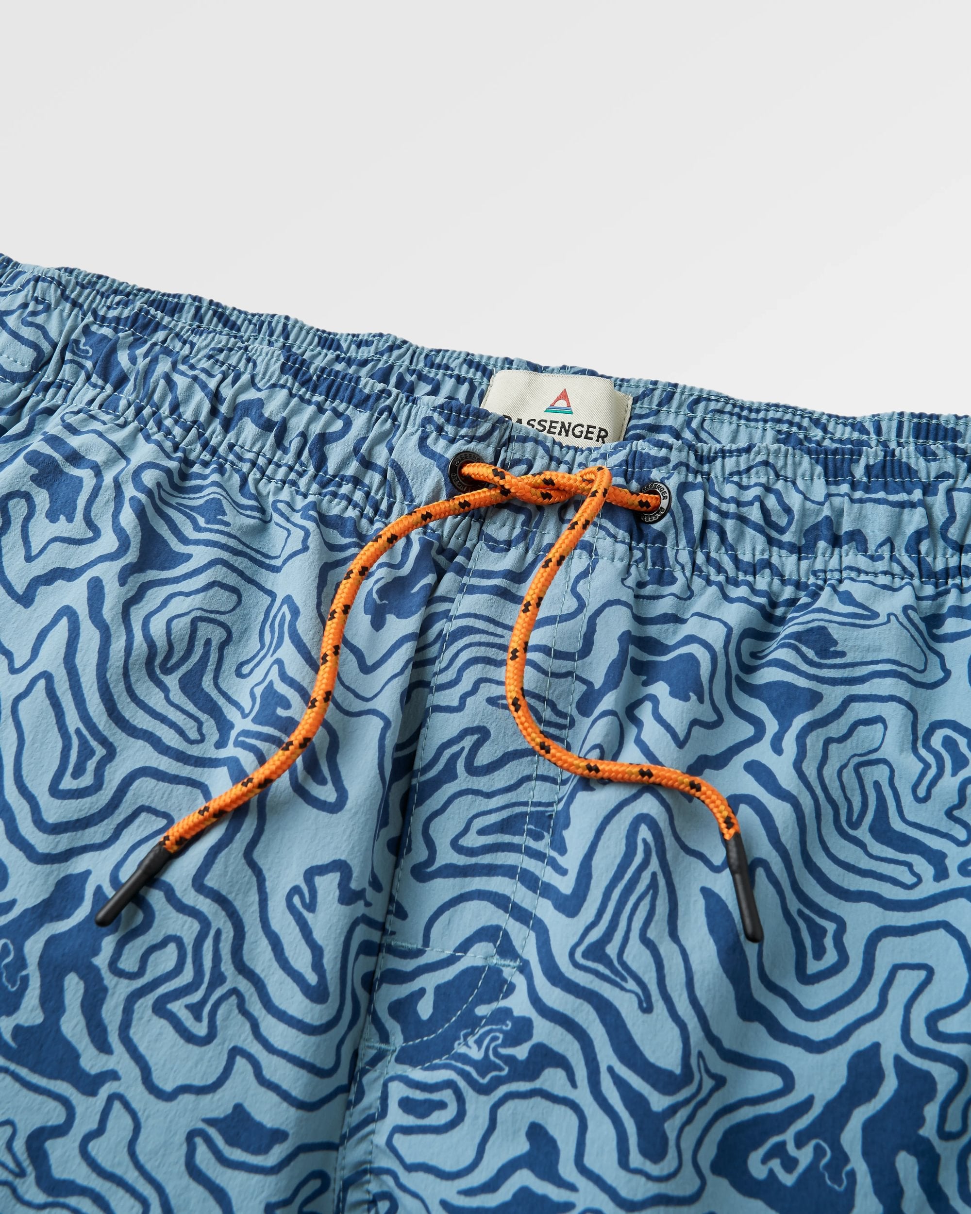 Drifter NetPlus® Swim Lined Short - Strata Swirl Arctic - Flatlay