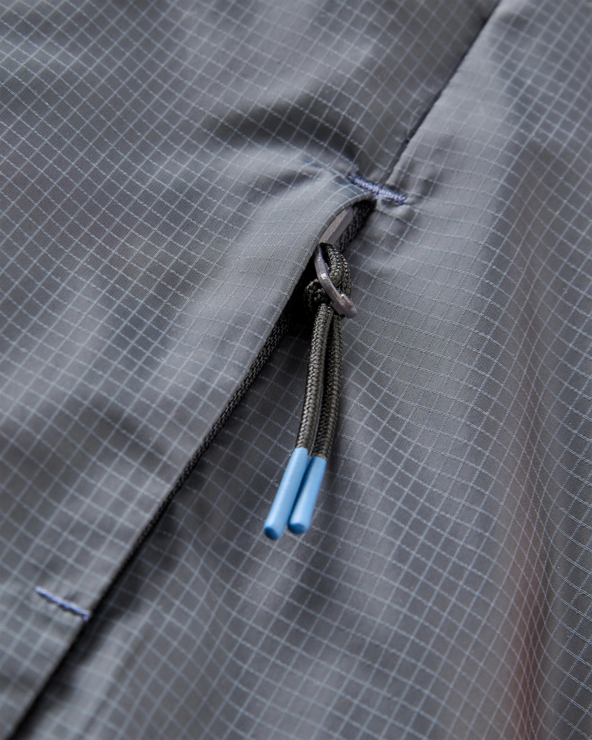 Gusto Recycled Windshell Jacket - Sunset Orange/Charcoal - Flatlay