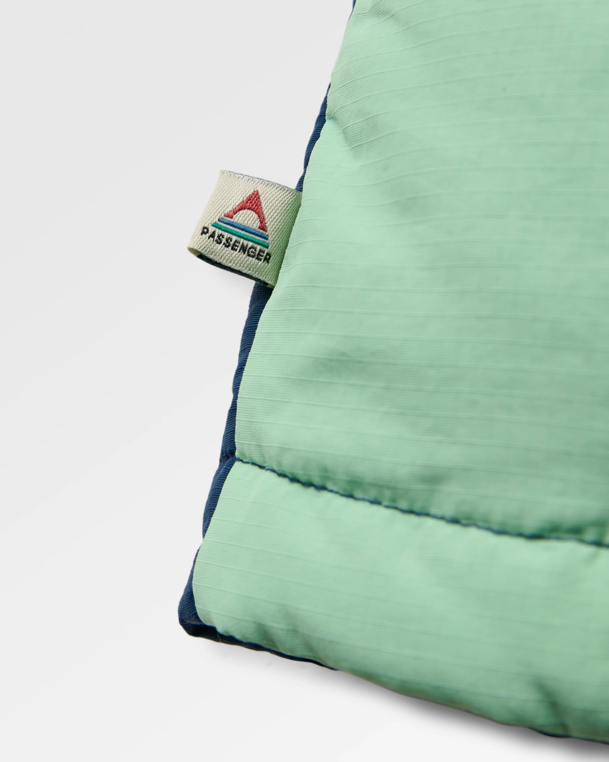 Ocean Recycled Insulated Anorak - Dark Denim/ Dusty Olive - Flatlay