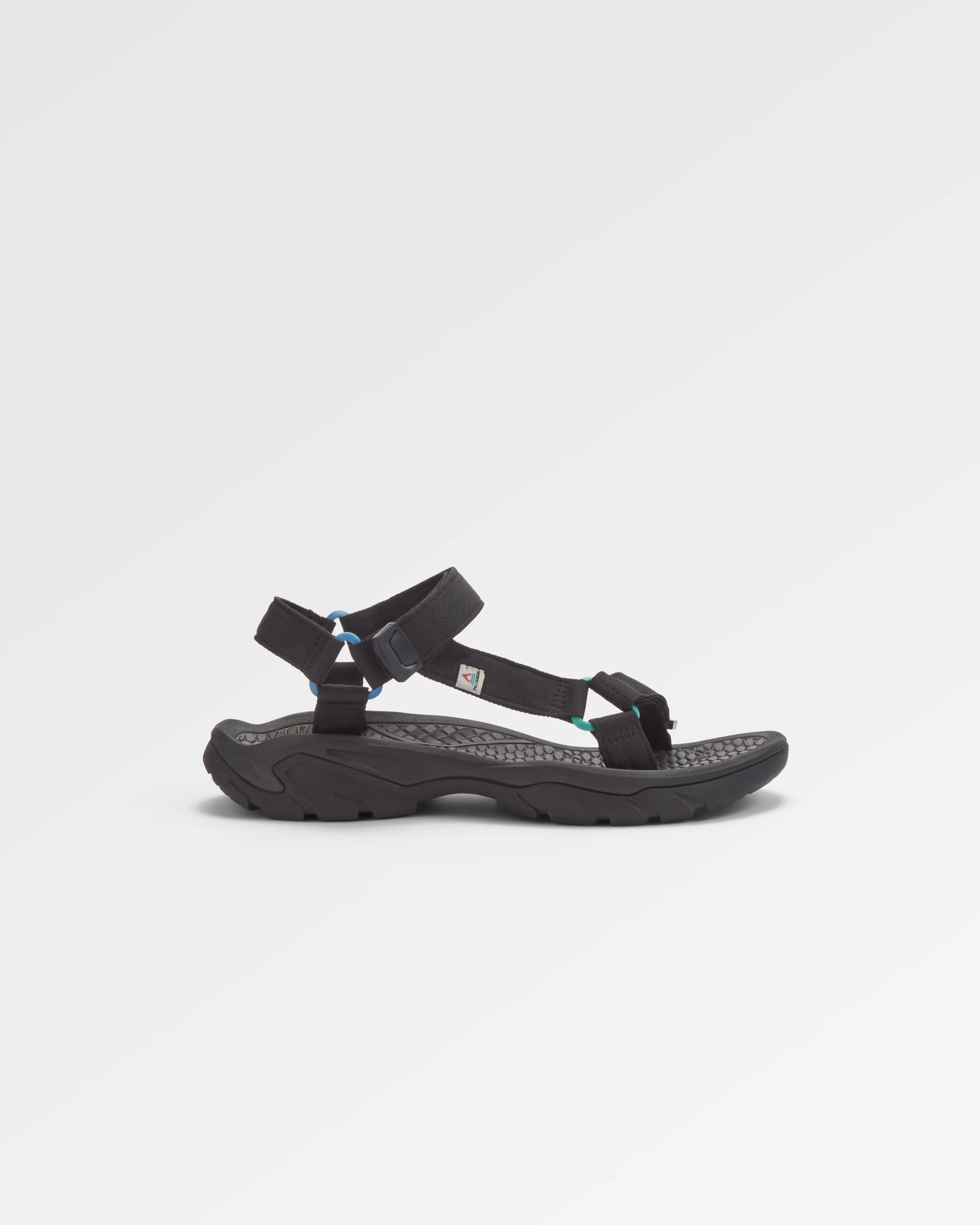 Monterey Roam Sandal - Black - Flatlay