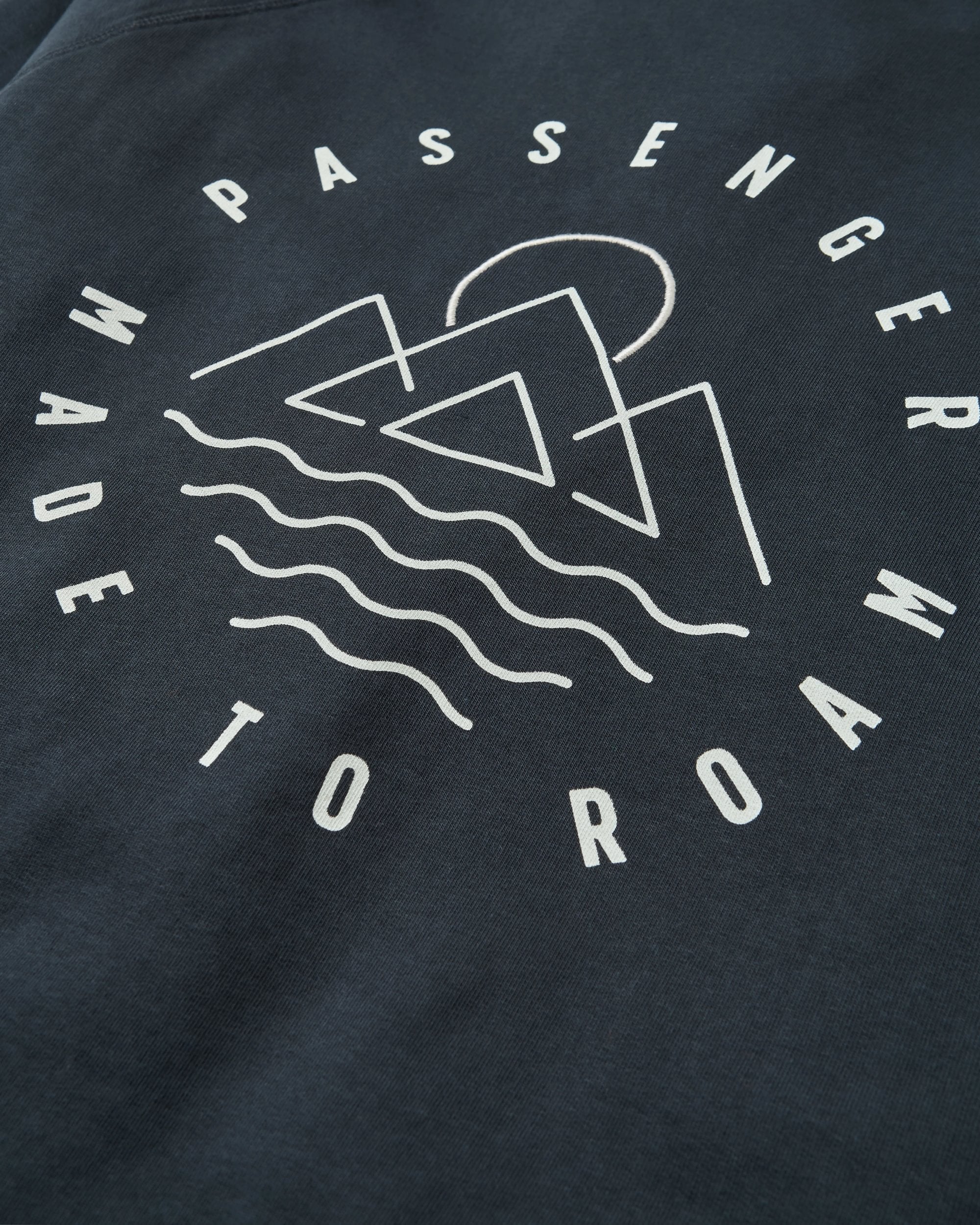 Remote Recycled Cotton Hoodie - Black - Flatlay