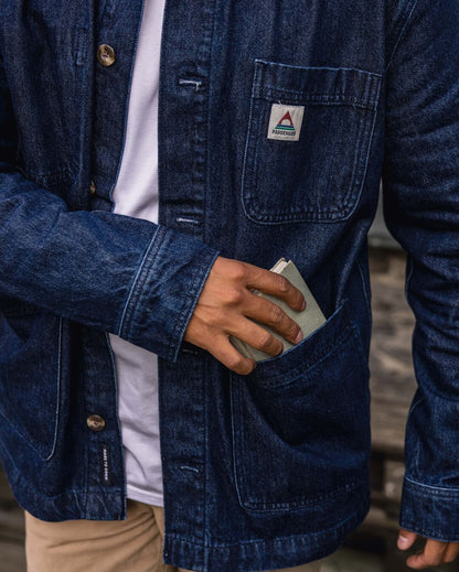 Balsa Organic Denim Overshirt - Denim Blue