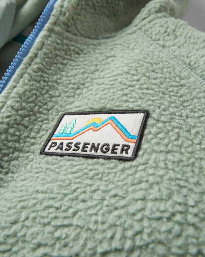 North Coast 2.0 Full Zip Recycled Sherpa Fleece - Pistachio