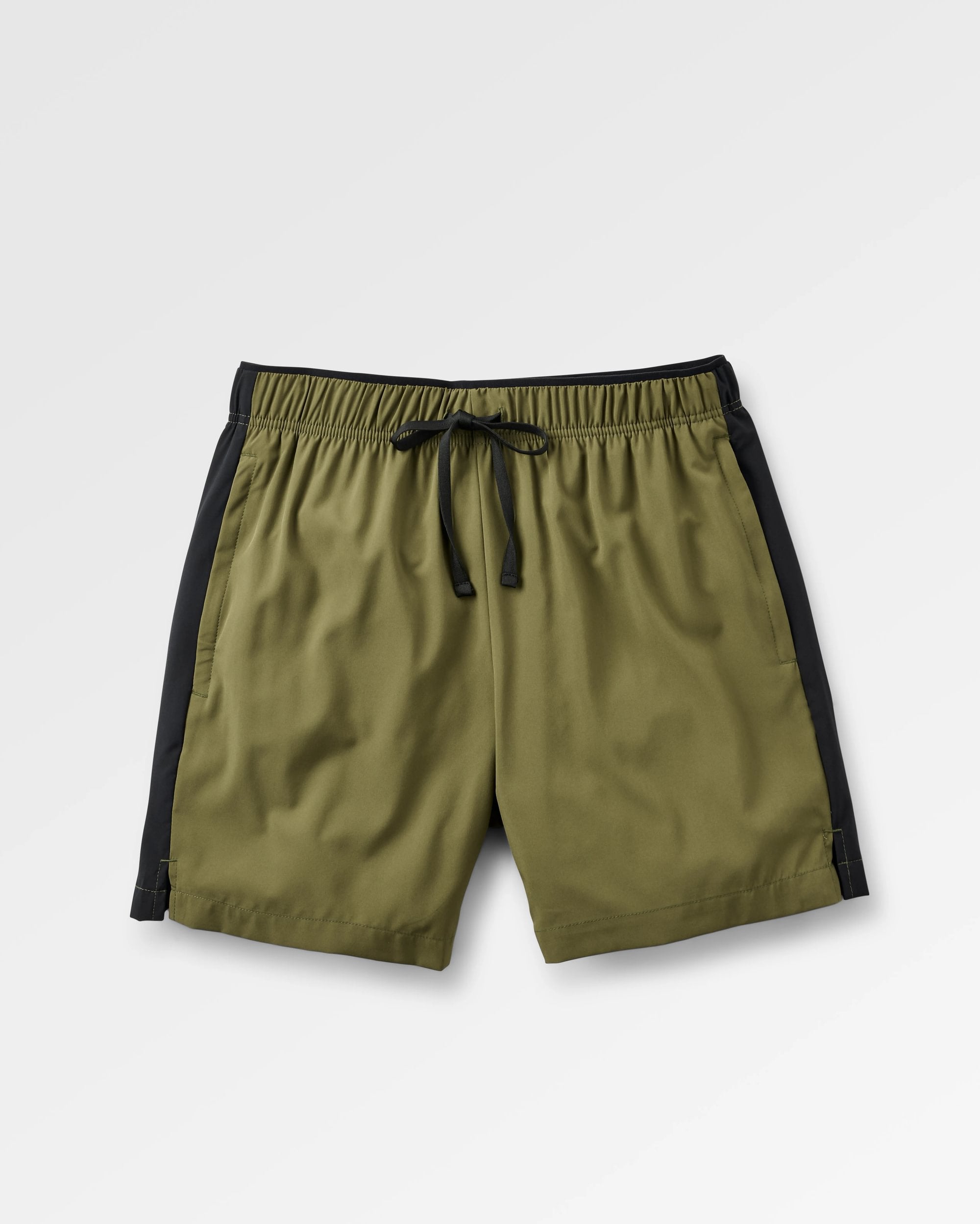 Swift Recycled Trail Short - Khaki - Flatlay