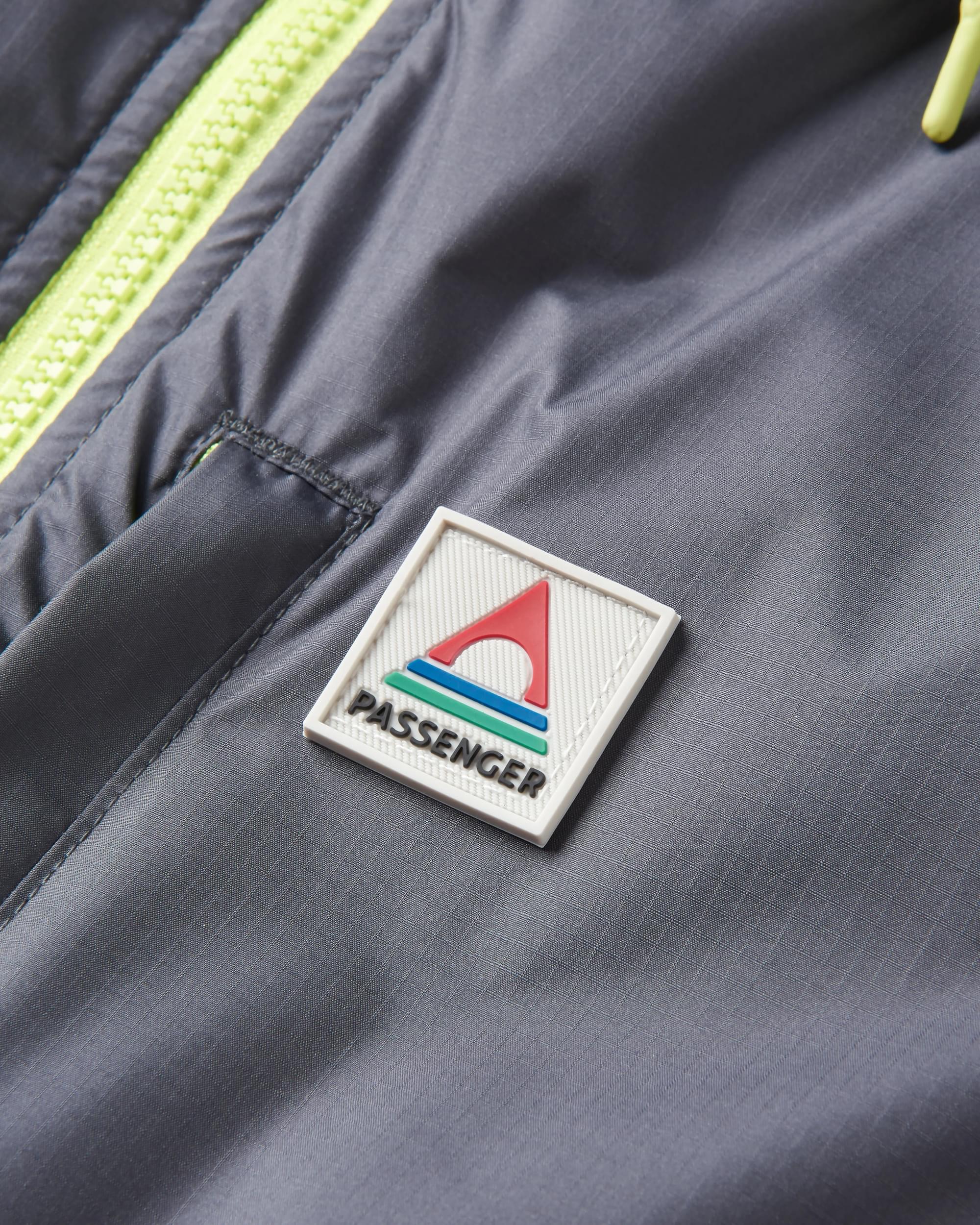 Waves Recycled Sherpa Lined Changing Robe - Grape / Charcoal - Flatlay