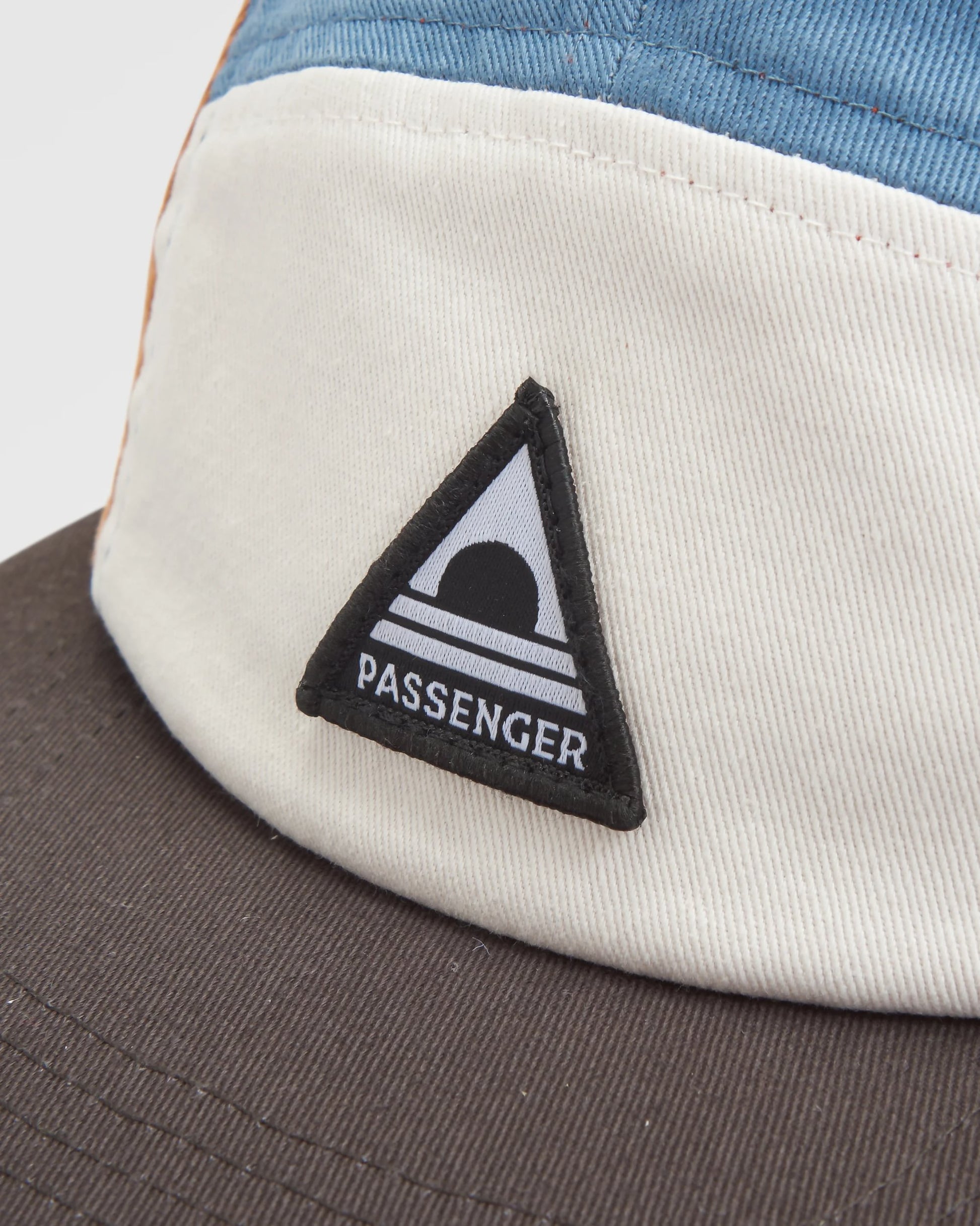 Fixie Recycled 5 Panel Cap - Spruce Yellow Multi - Flatlay
