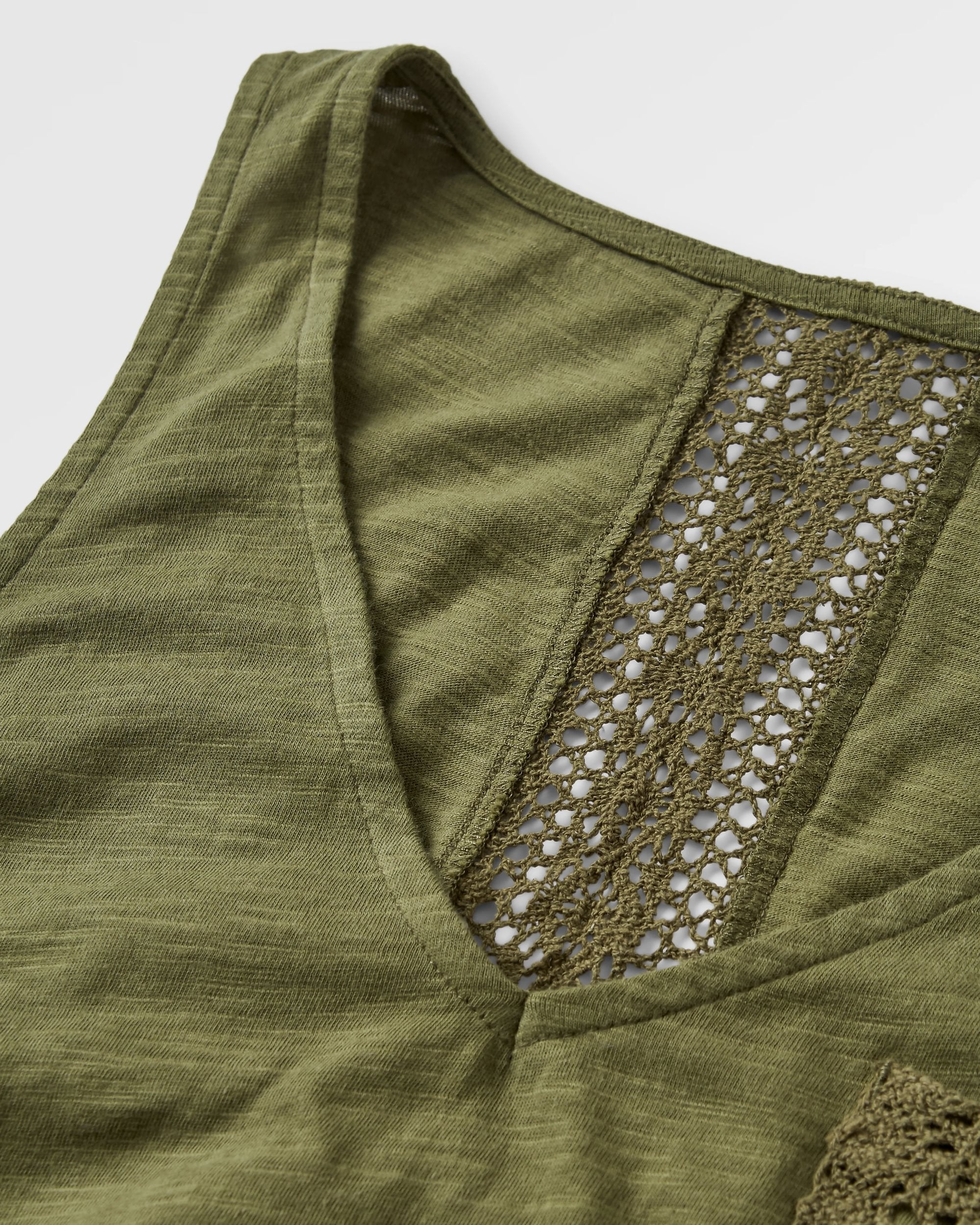 Rivergate Maxi Dress - Khaki - Flatlay