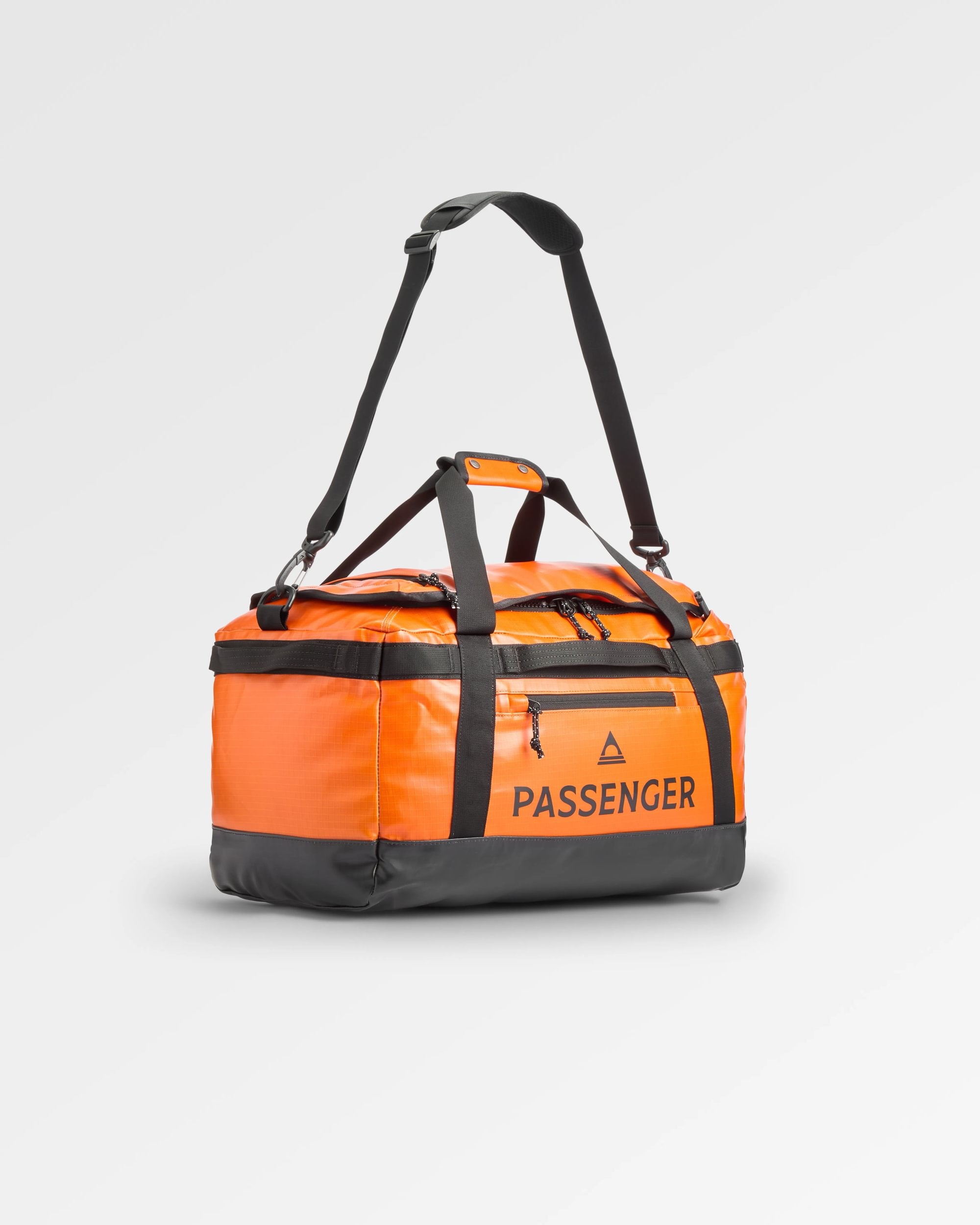 Roamer Recycled 40L Duffel Bag - Sunrise Orange - Flatlay