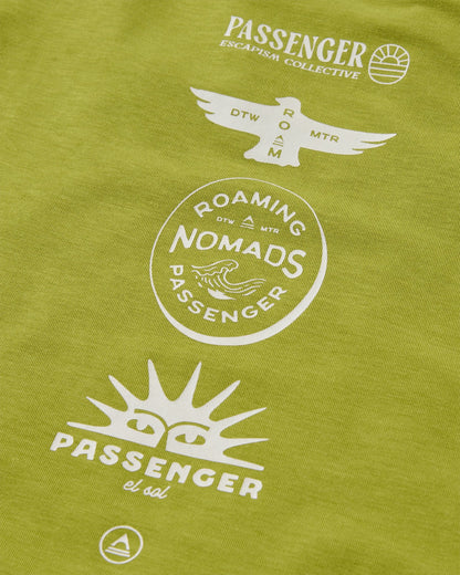 Solstice Active Vest - Clover/Tea Green - Flatlay