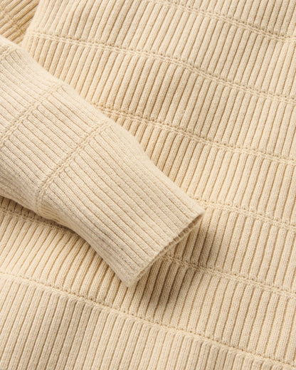 Nurture Organic Cotton Jumper - Faded Denim - Flatlay