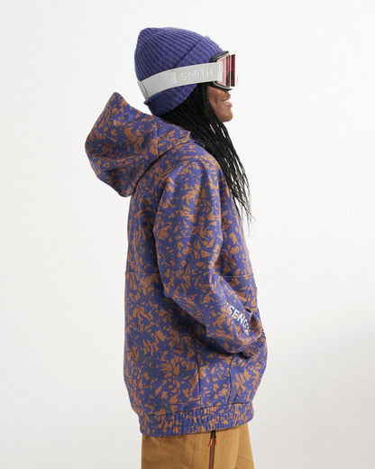 Snowscape Women's Recycled Softshell Pullover - Frost Toffee - Studio Model