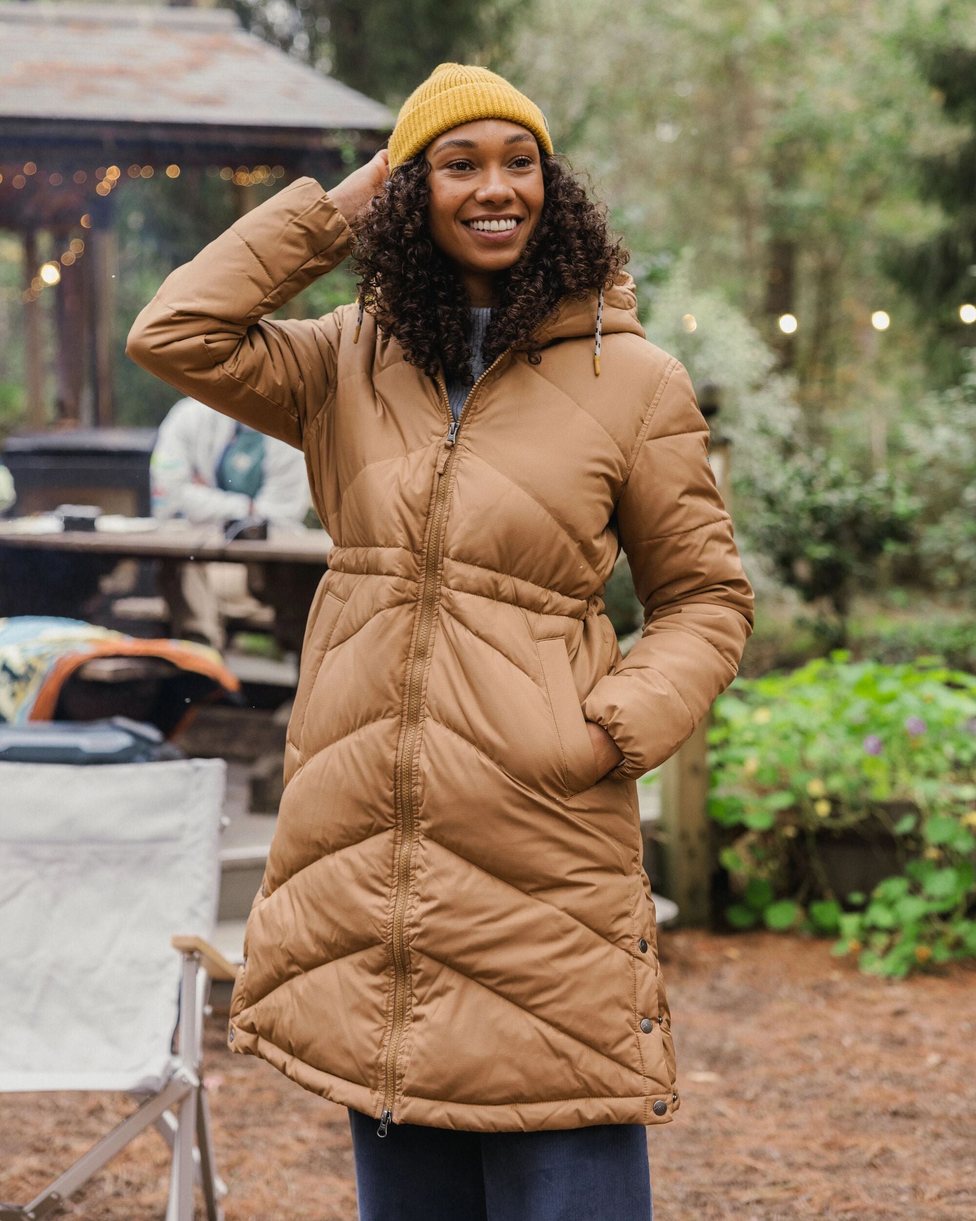 Kinsey Recycled Jacket - Toffee - Lifestyle