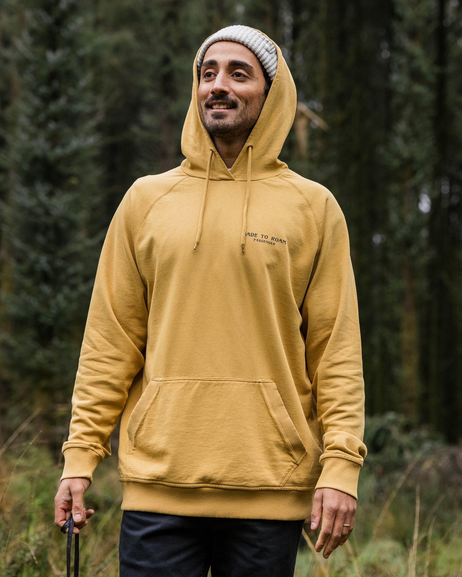 Sundown Recycled Cotton Hoodie - Mustard Gold