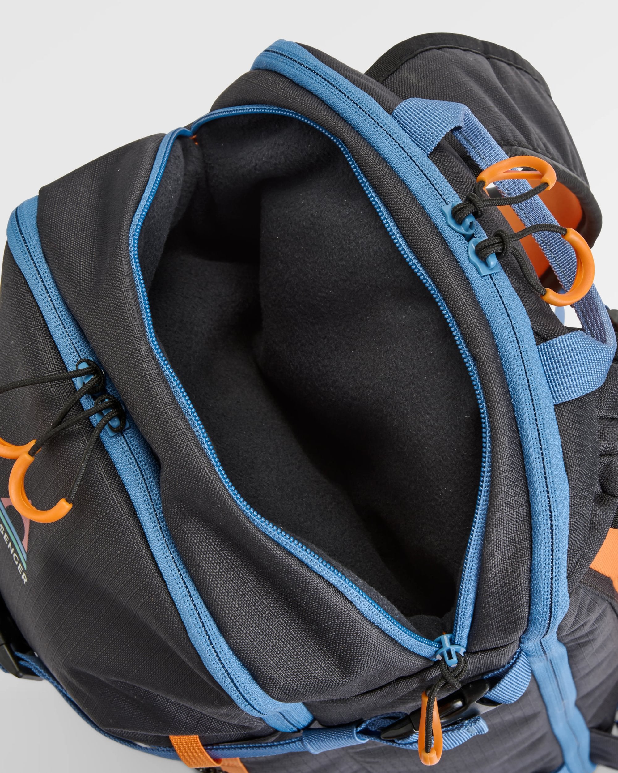 Snowscape Recycled Backpack - Phantom Black - Flatlay