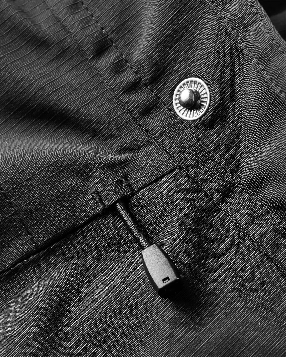 Explorer Waterproof Down Parka - Black - Flatlay
