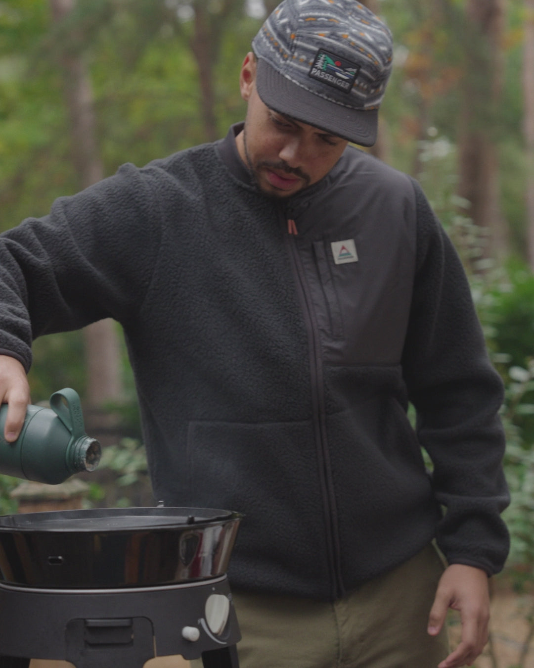 Reconnect Recycled Sherpa Fleece - Black - 